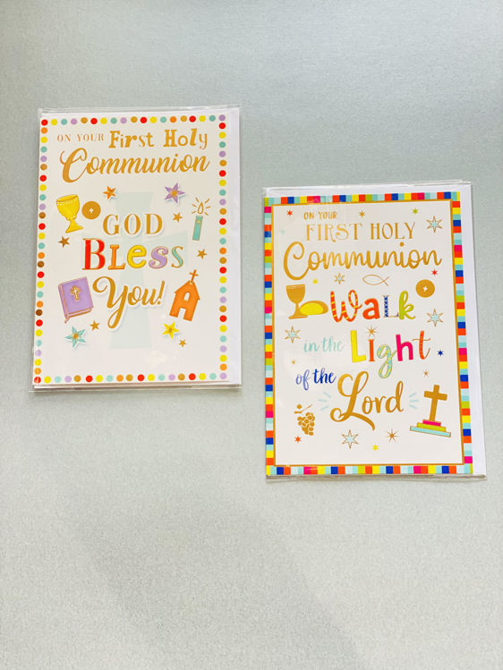 Picture of 6501-HOLY COMMUNION WISHES CARD